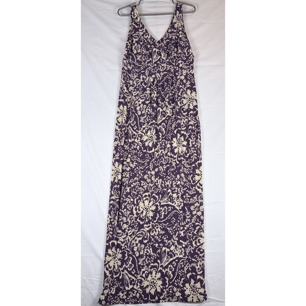 Chaps Ladies Dress Sleeveless Sundress Floral Women’s Size Large